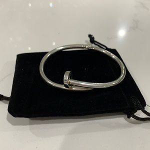 Silver Nail Bracelet